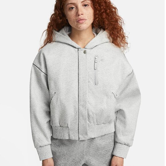 Nike Tech Pack Therma-FIT ADV Bomber Jacket Women’s Small • Gray • Streetwear He - Picture 1 of 16